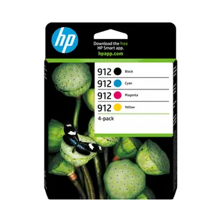 Hp 912 4er-Pack Original-Druckerpatronen Schwarz/Cyan/Magenta/Gelb