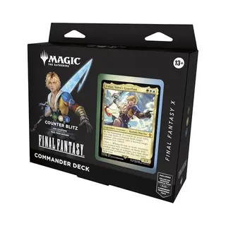 Magic: The Gathering Magic, The Gathering Final Fantasy X Commander-Deck – Konter-Blitz (Englische Version)