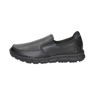 Skechers Men's Nampa Groton Loafer, Black Synthetic/Pu, 7 Uk