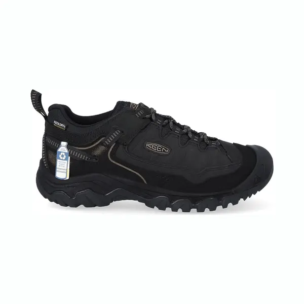Keen Targhee 4 Waterproof Mens Black Leather Mens Walking Shoes 1029827- In A Plain Nubuck Leather In Size 8 thumbnail
