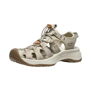 Keen Women's Astoria West Closed Toe Sandals, Plaza Taupe/Roasted Pecan, 5