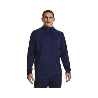 Under Armour Mens Fleece Tops Men's Armour Fleece® Full-Zip Hoodie, Mdn, 1373357-410, Sm