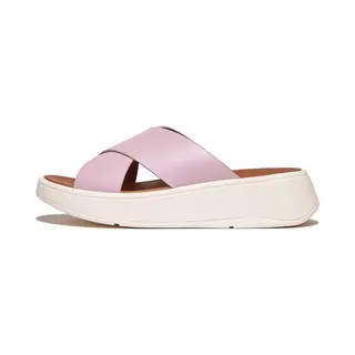 Leather Sandals Woman FitFlop F-Mode Flatform