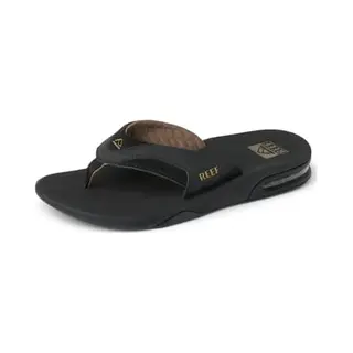 Reef Mens Sandals, Fanning, Black And Tan, Uk 10