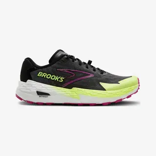 Brooks Catamount 4 Medium Damen Trailrunningschuhe Schwarz/violett/gelb - 38