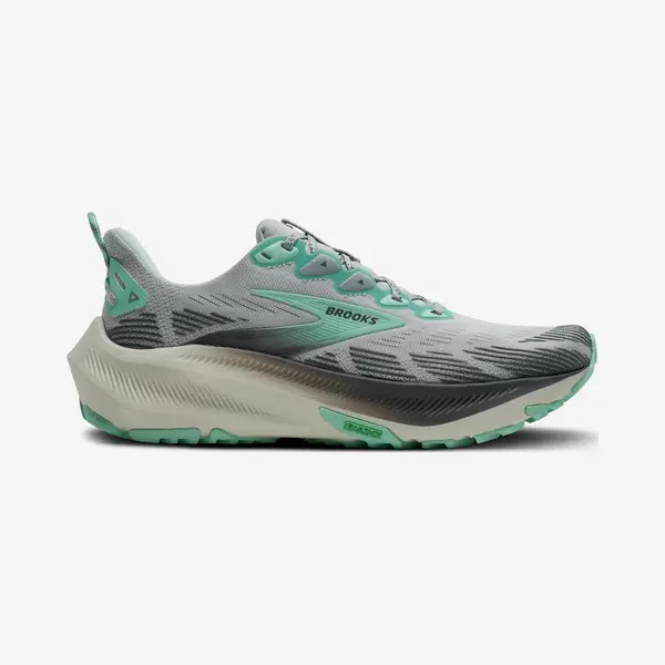 Brooks Ghost Trail Damen Trailrunningschuhe Mittelgrau Grün Türkis - 40 thumbnail