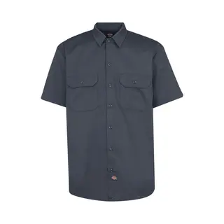 Dickies - Short Sleeve Work Shirt, Man, Grey, Size, L