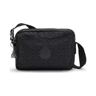 Kipling Schoudertas 'Abanu' Donkergrijs / Zwart