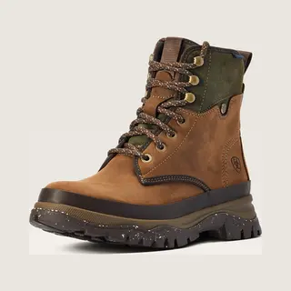 Ariat Moresby Waterproof Boot, Width B, Oily Distressed Brown, 6