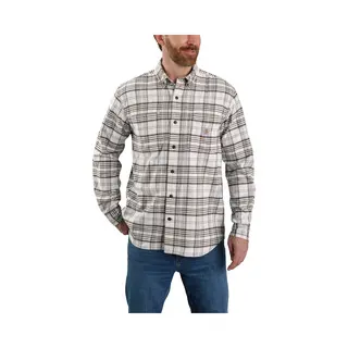 Carhartt Rugged Flex Flannel Plaid Malt Shirt Heren