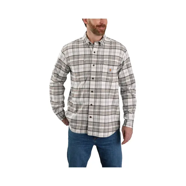 Carhartt Rugged Flex Flannel Plaid Malt Shirt Heren thumbnail