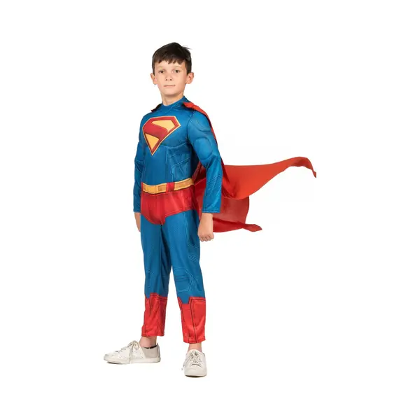 Rubies Official Dc Deluxe Superman Costume, Kids Superhero Fancy Dress, Size 7-8 Years Halloween, World Book Day thumbnail