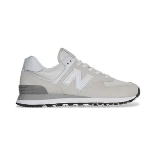 New Balance Für Herren. ML574V3 Turnschuhe 574 Beige (38.5), Leder, Wohnung, Schnürsenkel, Lässig, Grau