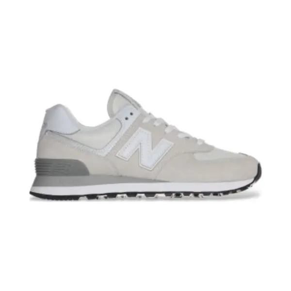 New Balance Für Herren. ML574V3 Turnschuhe 574 Beige (38.5), Leder, Wohnung, Schnürsenkel, Lässig, Grau thumbnail