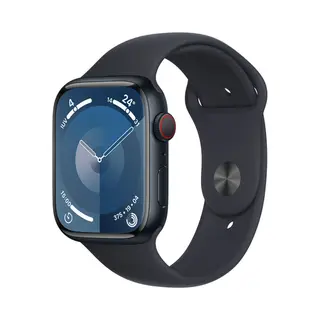 Apple Watch Series 9 45 mm Digitaal 396 x 484 Pixels Touchscreen 4G Zwart Wifi Gps