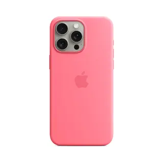 Apple iPhone 15 Pro Max Silicone Case with MagSafe - Pink