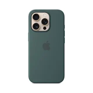 Apple iPhone 16 Pro Silicone Case with MagSafe - Lake Green