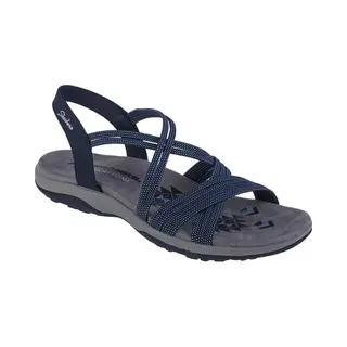 Skechers, Damen, Sandalen, Reggae Slim - Turn It Up Navy Blue, Blau, (42)