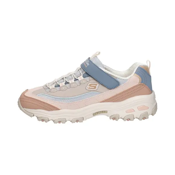 Skechers D'Lites Meisjes Sneakers - Naturel thumbnail