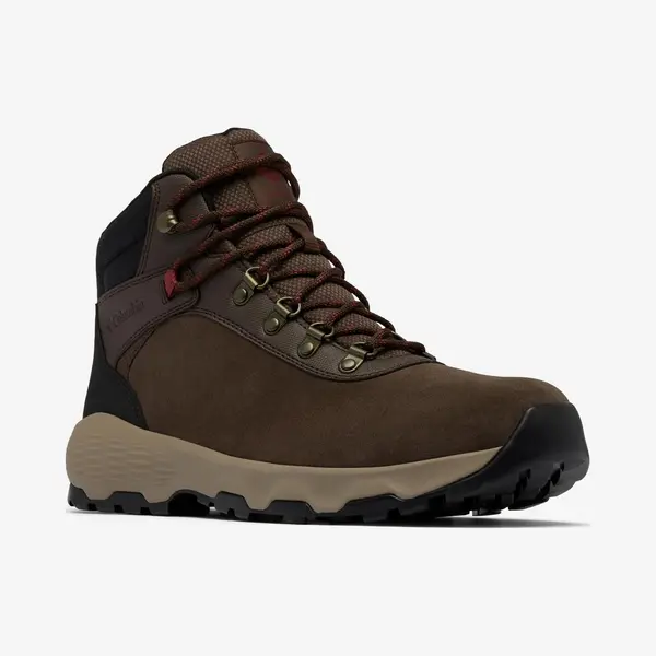 Columbia Men's Newton Wander, Waterproof Mid Rise Trekking And Hiking Boots, Cordovan/Spice, 10 thumbnail