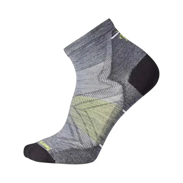 Smartwool Damen Run Zero Cushion Ankle Socks, Medium Gray, L Eu thumbnail