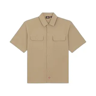 Dickies Short Sleeve Work Shirt With Pockets - Sand