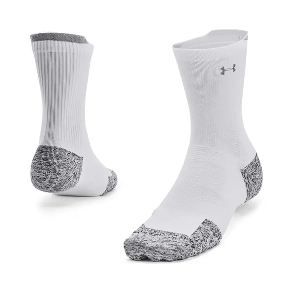 Under Armour Cushion Mid Laufsocken Weiß Weissweisssilber, M (22-26, 5 Cm) Ohne Geschlecht thumbnail