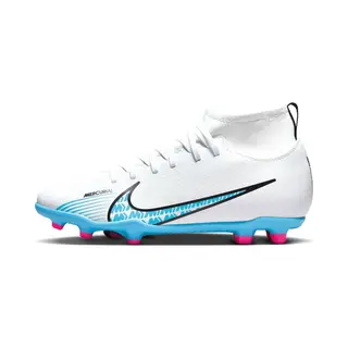 Nike Superfly 9 Club Fg/Mg - Voetbalschoen - Wit/Blauw/Roze - Maat 32 - Unisex