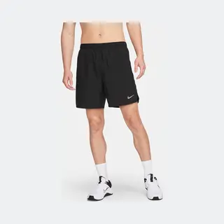 Nike DV9359-010 M Nk Df Challenger 7BF Short Shorts Men's Black/Black/Black/Reflective Silv Size M
