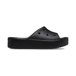 Crocs, Damen, Sandalen, W's Classic Platform Slide, Schwarz, (41, 41.5, 42, 41 1/3)