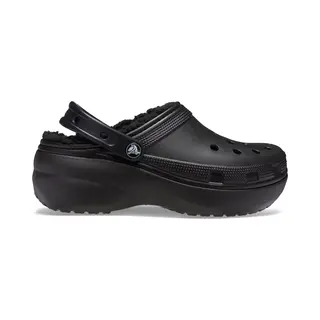 Crocs Classic Platform Lined Clogs Zwart Eu 37-38 Vrouw