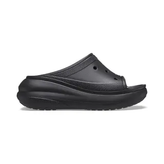 Crocs Unisex-Erwachsene Klassische Crush Plateau Slide Sandalen Keilabsatz, Schwarz, 41/42 Eu