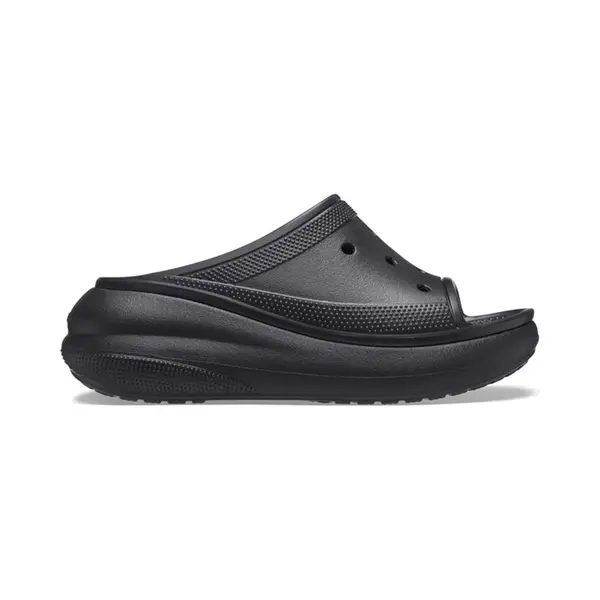 Crocs Unisex-Erwachsene Klassische Crush Plateau Slide Sandalen Keilabsatz, Schwarz, 41/42 Eu thumbnail