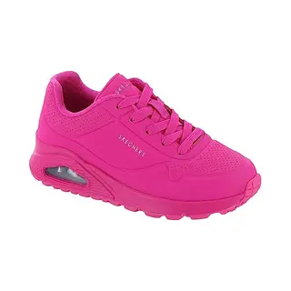 Glow Neon Uno Gen1 Sneakers Voor Meisjes, Roze, Maat 32 Skechers