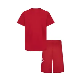 Nike Kids Club T-Shirt And Shorts Set In Red