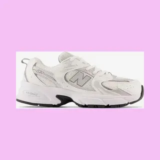 New Balancevoor Vrouwen/meisjes. GR530V1 Schoenen 530 Wit (39), Plat, Veters, Casual, Sportief, Kinderkleding