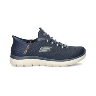 Skechers Summits Slip Ins Wide Nvy Navy Mens Trainers 232457W In A Plain Textile In Size 11