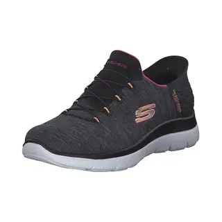 Skechers Womens/Ladies Dazzling Haze Trainers (4 Uk) (Black/Multicoloured)