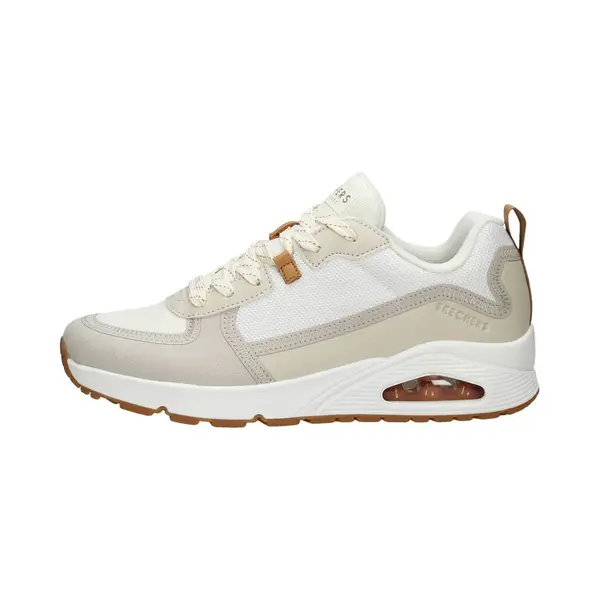 Skechers Uno - Layover Heren Sneakers - Wit thumbnail