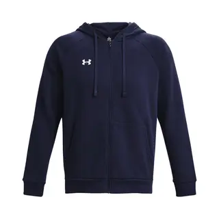 Under Armour, Herren, Pullover, Rival Fleece Full Zip Kapuzenjacke Herren, Blau, (M)