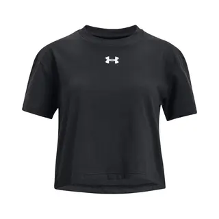 Under Armour Ua Crop Sportstyle Logo Ss Meisjes Sportshirt - Maat Ymd