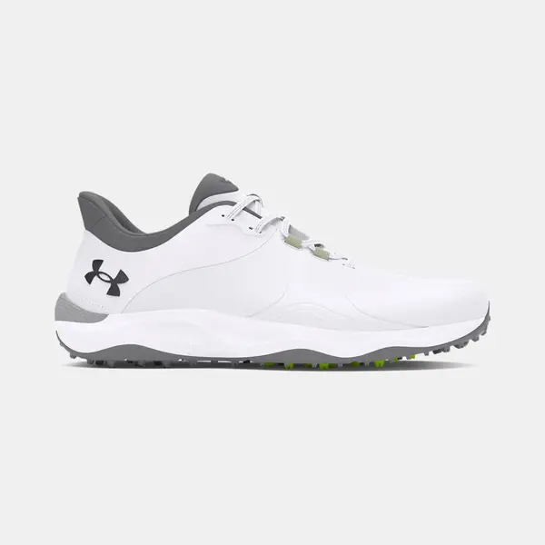 Under Armour Drive Pro Herren-Golfschuh Mit Spikeless Wide, (100) Weiß/Weiß/Metallic Gun Metal, 44.5 Eu Weit, 3026921 thumbnail