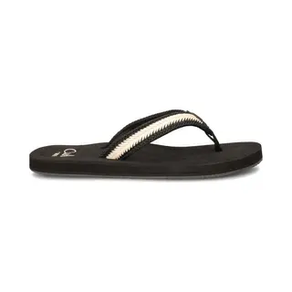 Reef Baja Maria Dames Slippers - Zwart - Vintage