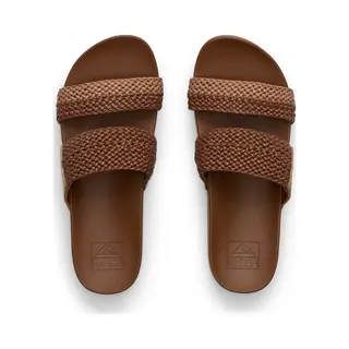 Reef Für Damen. CJ8724 Sandalen Cushion Vista Hi Sand (10), Braun, 3 Bis 5 Cm, Keine, Lässig, Strandbekleidung