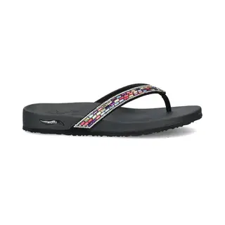Skechers Arch Fit Meditation -Glam Gal - Dames Slippers - Zwart