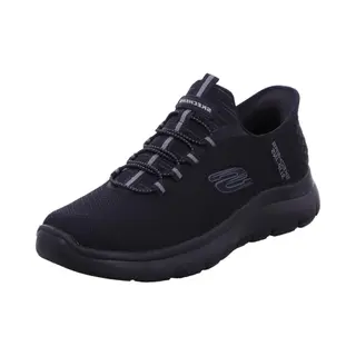 Skechers Herren Summits High Range Turnschuhe, Black Mesh/Trim, 44 Eu