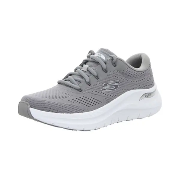Skechers Arch Fit 2 Lace Gry Grey Mens Trainers 232700 In A Plain Textile In Size 8 thumbnail