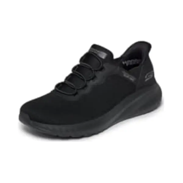 Skechers Women's Bobs Squad Chaos Daily Inspiration Slip-On Sneakers, Black Knit, 8 Uk Wide thumbnail