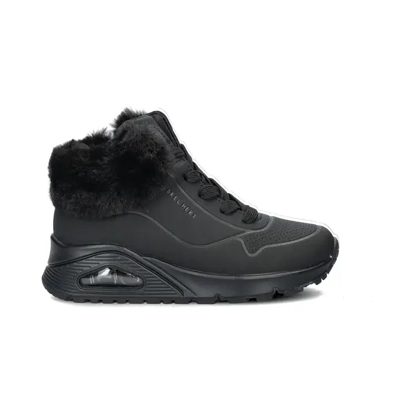 Skechers, Mädchen, Sneakers, 310539L/Bbk Uno-Fall Air Kinder Mädchen Damen Sneaker Turnschuhe Kunstfell Schwarz, Schwarz, (37) thumbnail