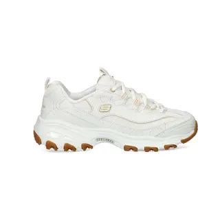Skechers Women's D'Lites Good Neutral Sneaker, White, 4 Uk